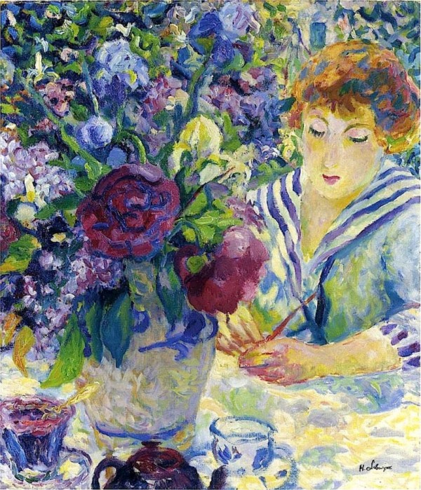 Vase of Flowers by Henri Lebasque
